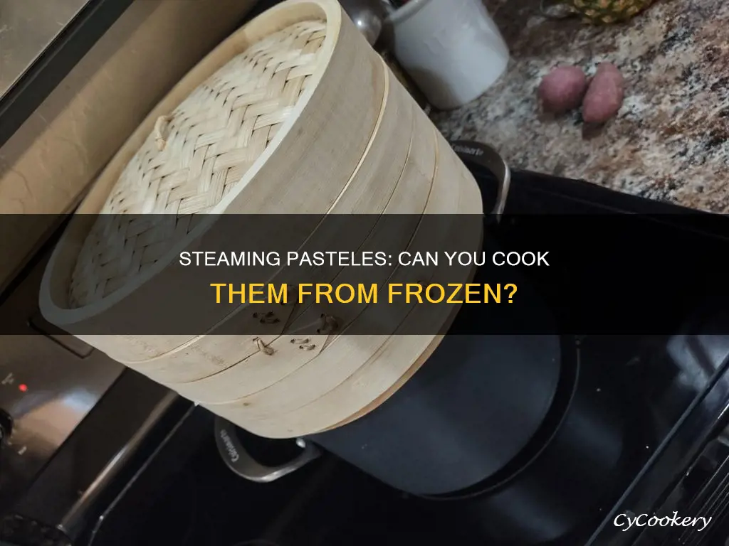 can raw frozen pasteles be cooked in a steamer