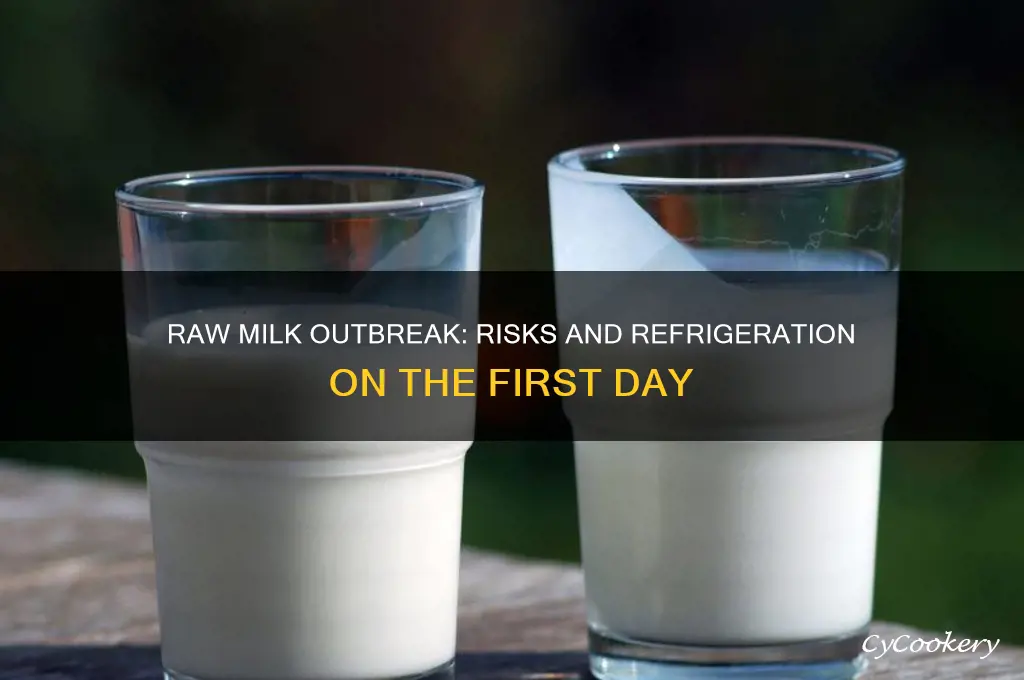 can raw milk outbreak first day in refrigerator