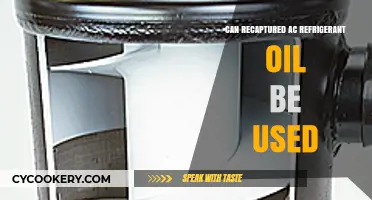 Recaptured AC Refrigerant Oil: Reusable or Risky for Your System?