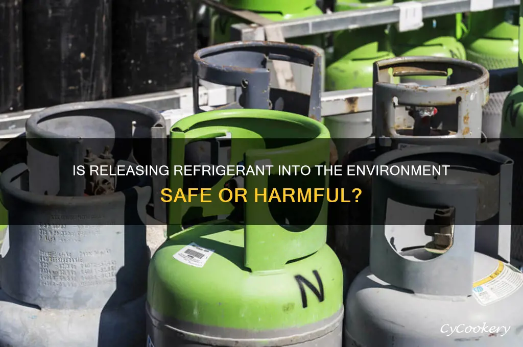 can refrigerant be freely released