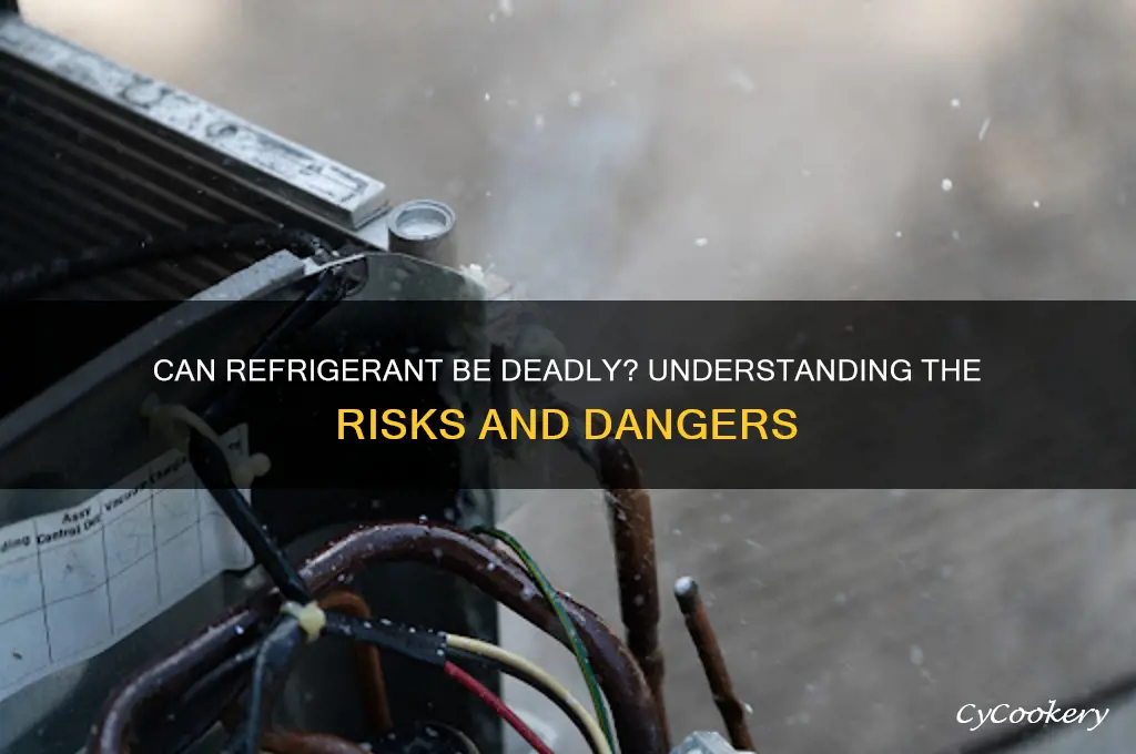 can refrigerant kill you