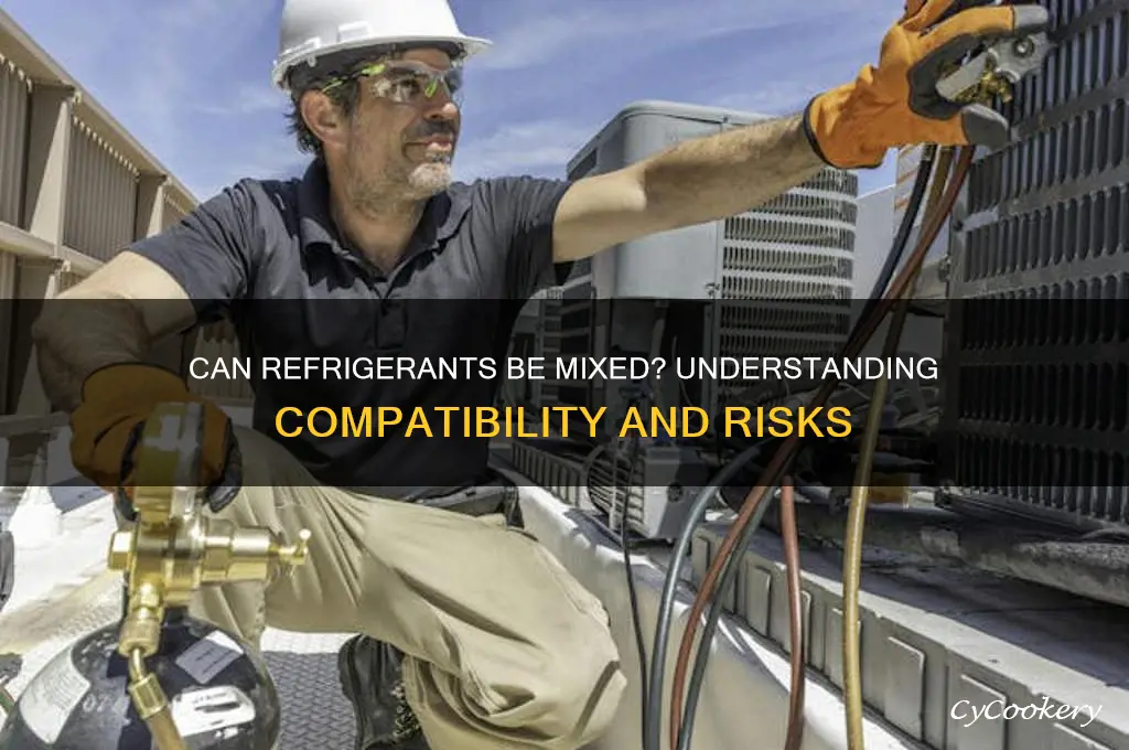 can refrigerants be mixed