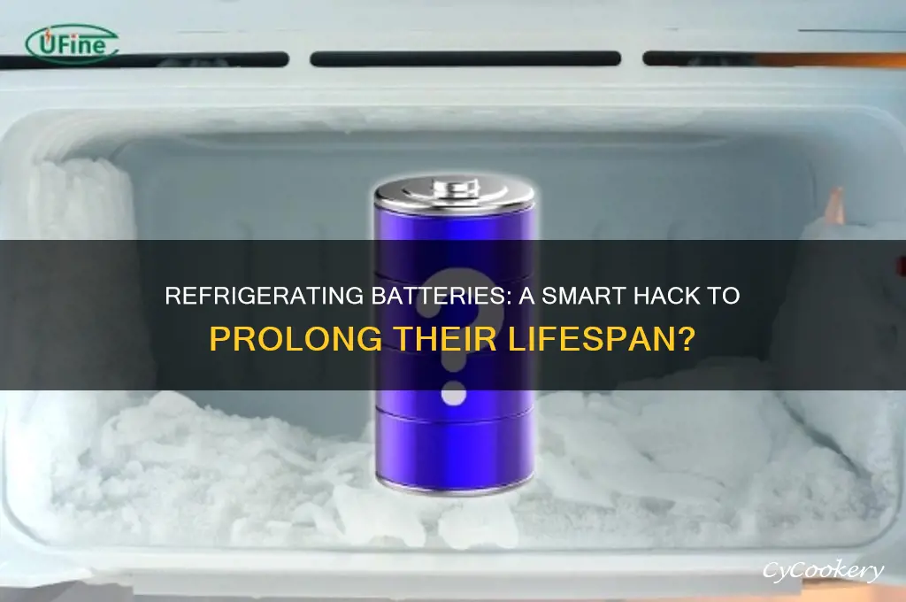 can refrigerate batteries extend battery life