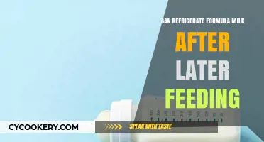 Can You Safely Refrigerate Formula Milk After Starting a Feeding?