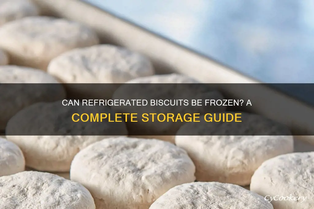 can refrigerated biscuits be frozen