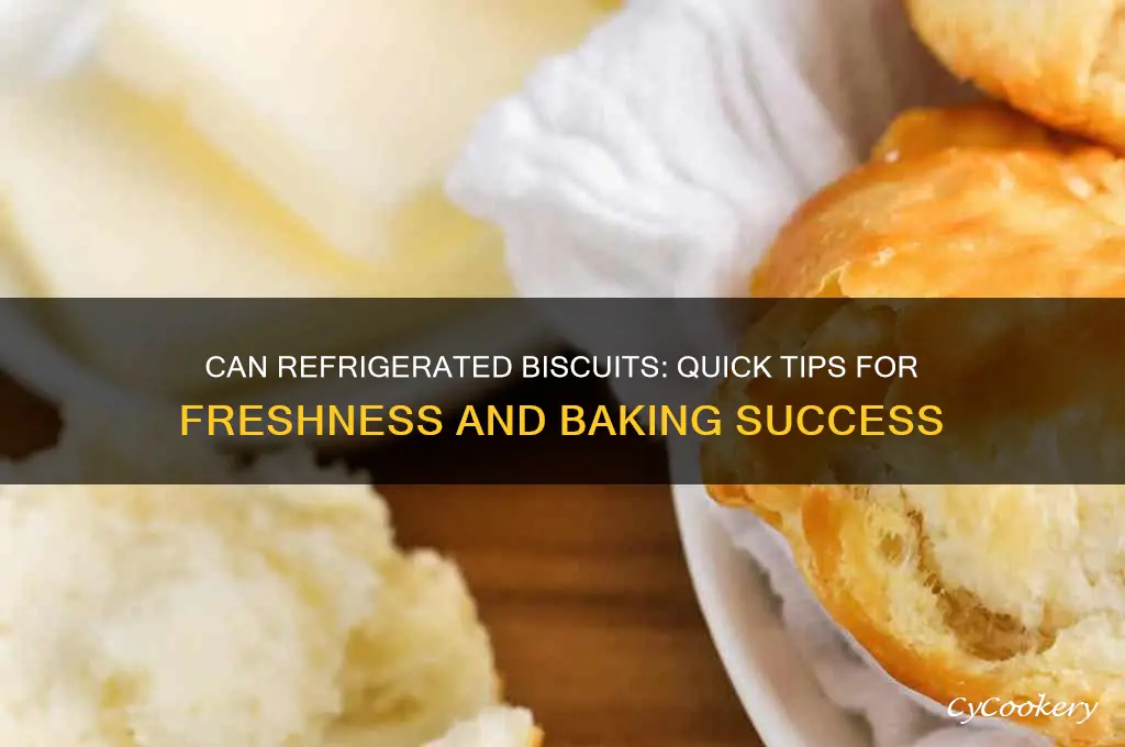 can refrigerated biscuits