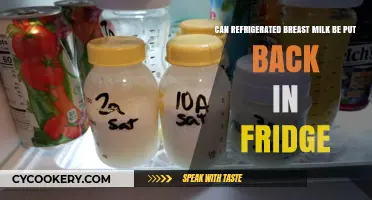 Refrigerated Breast Milk: Can It Safely Return to the Fridge?
