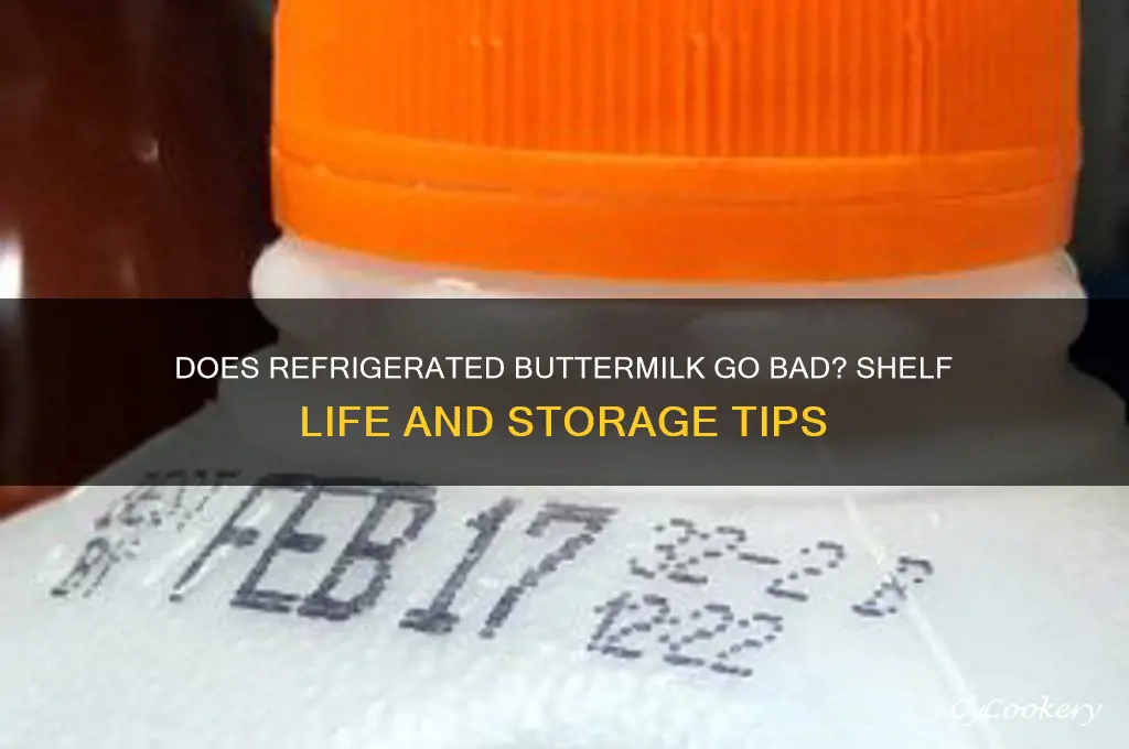 can refrigerated buttermilk turn bad