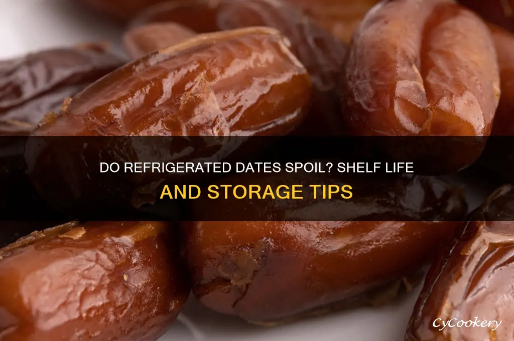 can refrigerated dates go bad