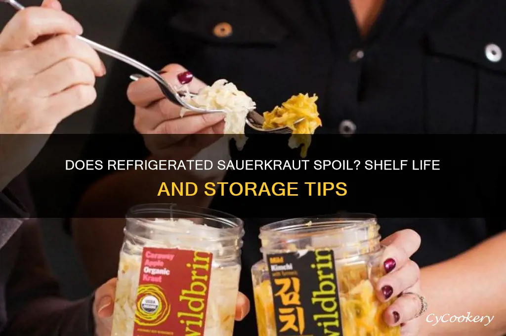 can refrigerated sauerkraut go bad