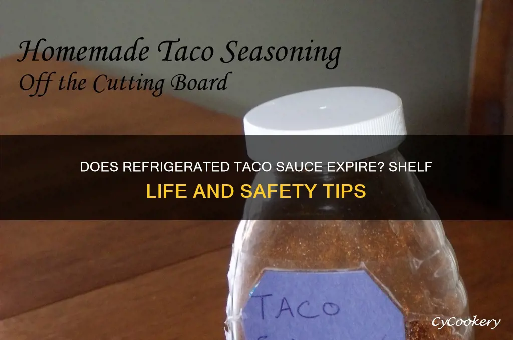 can refrigerated taco sauce go bad