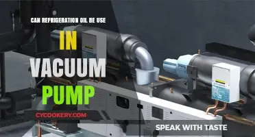Using Refrigeration Oil in Vacuum Pumps: Compatibility and Performance Insights
