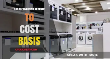 Can Refrigerator Costs Be Added to Property Cost Basis?