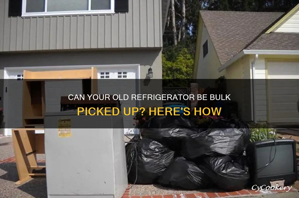 can refrigerator be bulk pickup