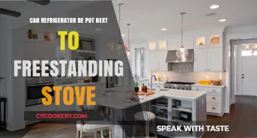 Can You Safely Place a Refrigerator Next to a Freestanding Stove?