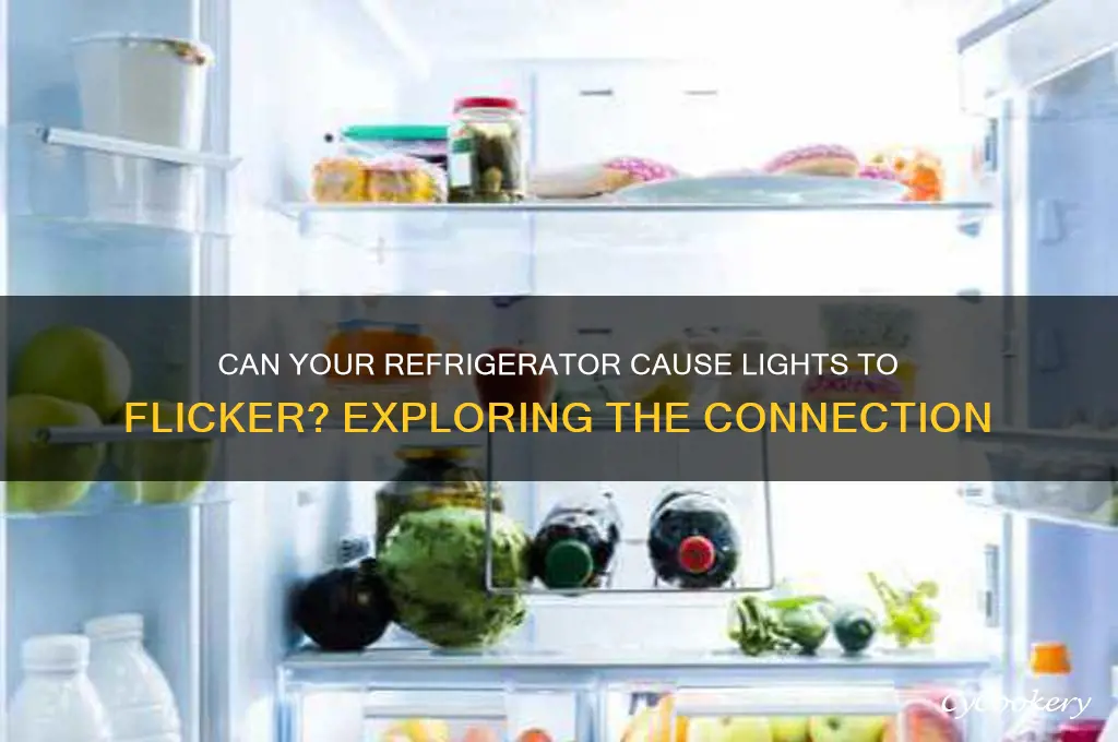 can refrigerator cause loghtsa to flicker