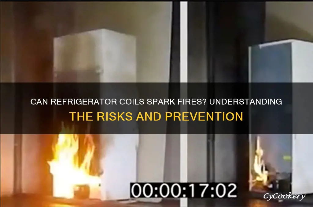 can refrigerator coils cause fire