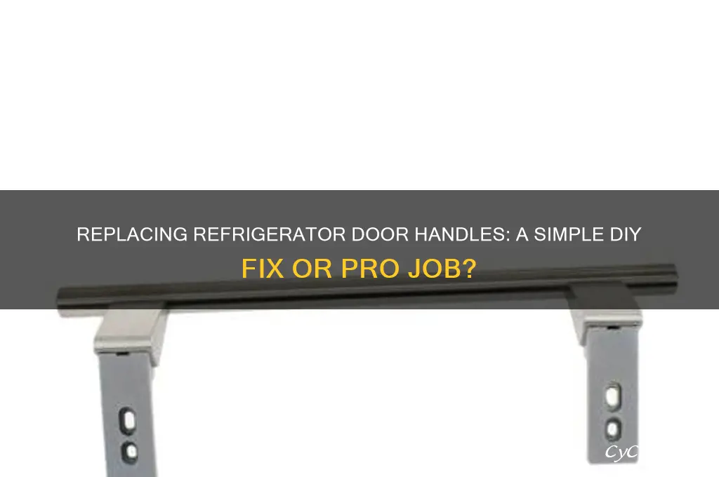 can refrigerator door handles be replaced