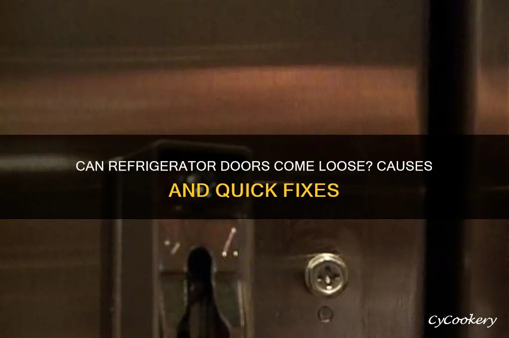 can refrigerator doors come loose