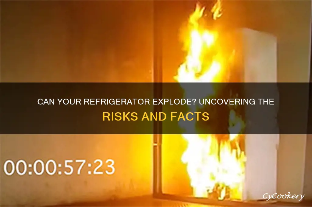 can refrigerator explode