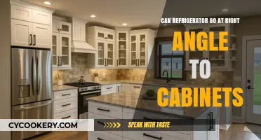 Can Refrigerators Be Installed at a Right Angle to Cabinets?