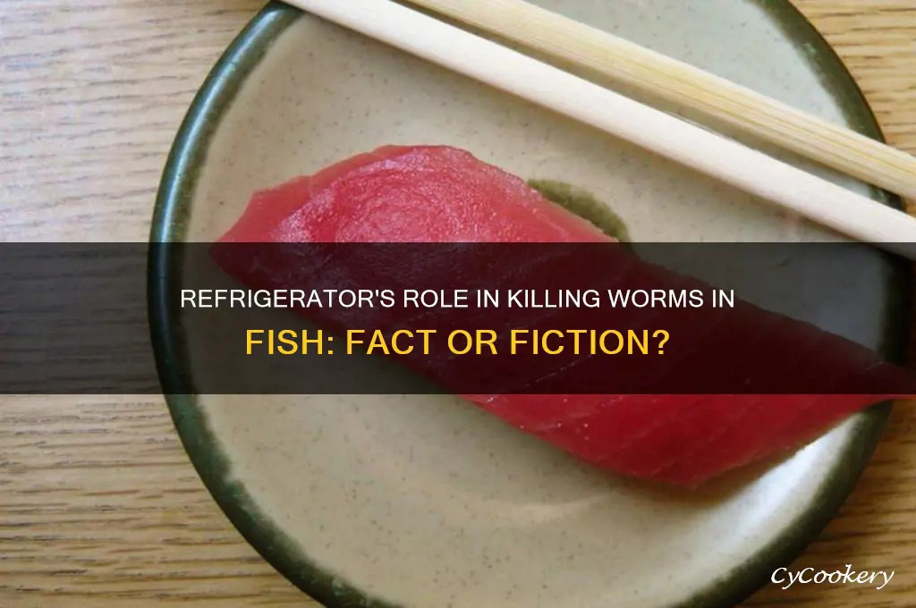 can refrigerator kill worms in fish
