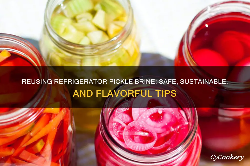 can refrigerator pickle brine be reused
