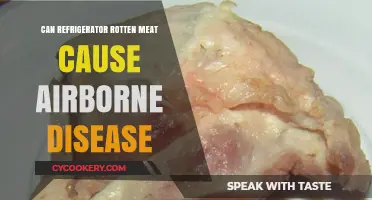 Can Spoiled Meat in Your Fridge Spread Airborne Illnesses?