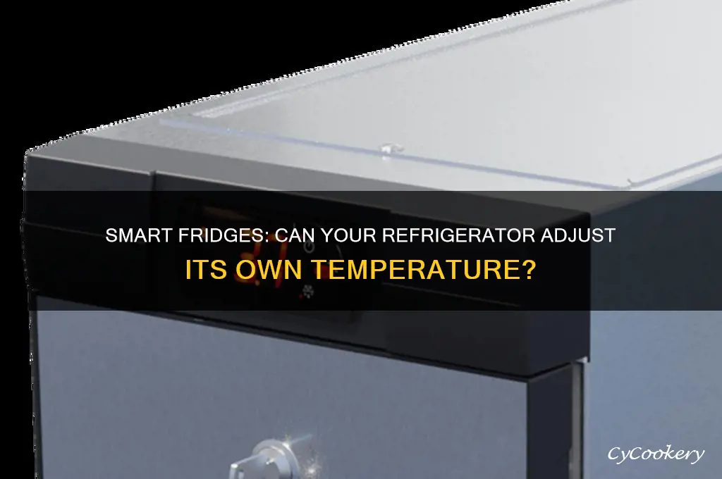 can refrigerator set temperature itself