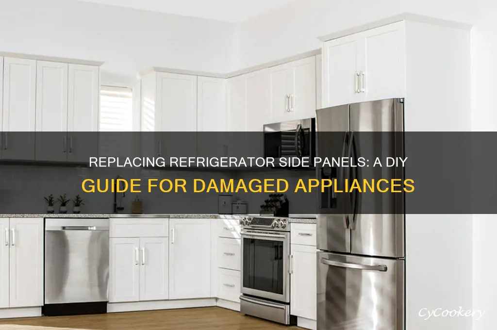 can refrigerator side panels be replaced