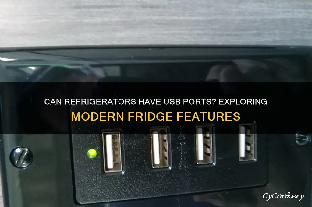 can refrigerator usb