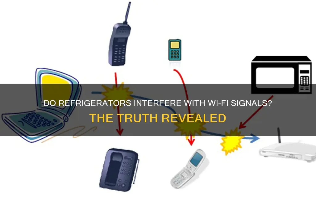 can refrigerators block wi-fi-signals