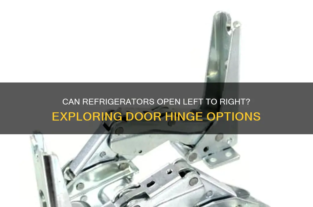 can refrigerators ipen left ke right