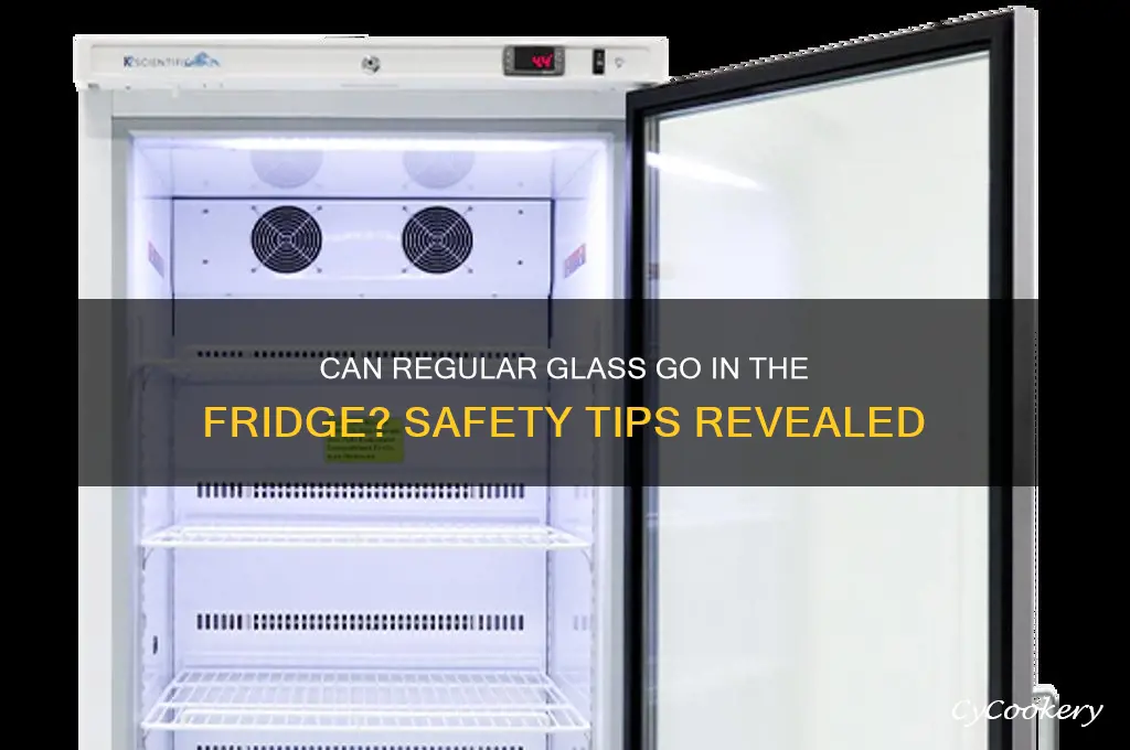 can regular glass be put in refrigerator