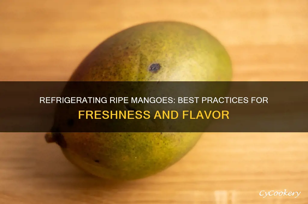 can ripe mangoes be refrigerated
