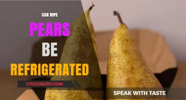 Refrigerating Ripe Pears: Best Practices for Freshness and Flavor