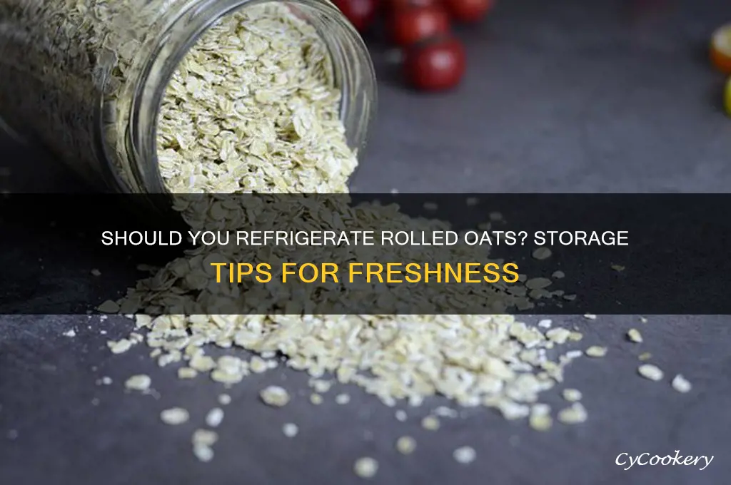 can rolled oats be refrigerated