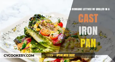 Grilled Romaine: Cast Iron Pan Style