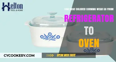 Can Rose-Colored CorningWare Safely Transition from Fridge to Oven?