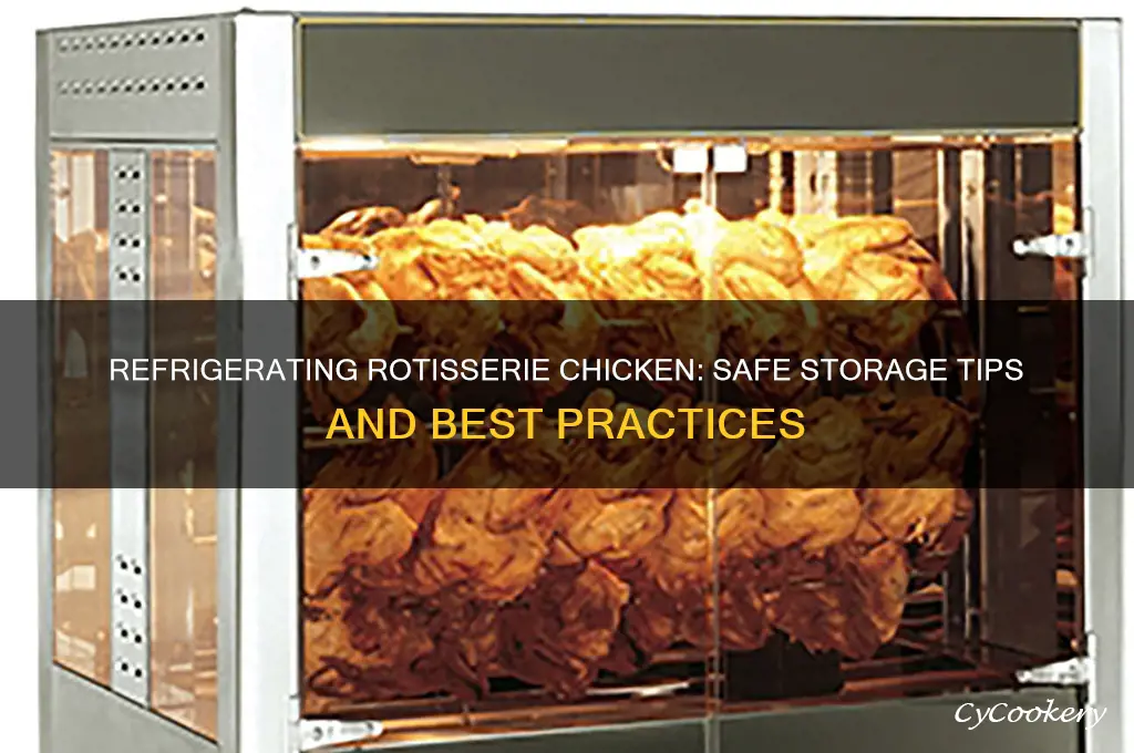 can rotisserie chicken be refrigerated