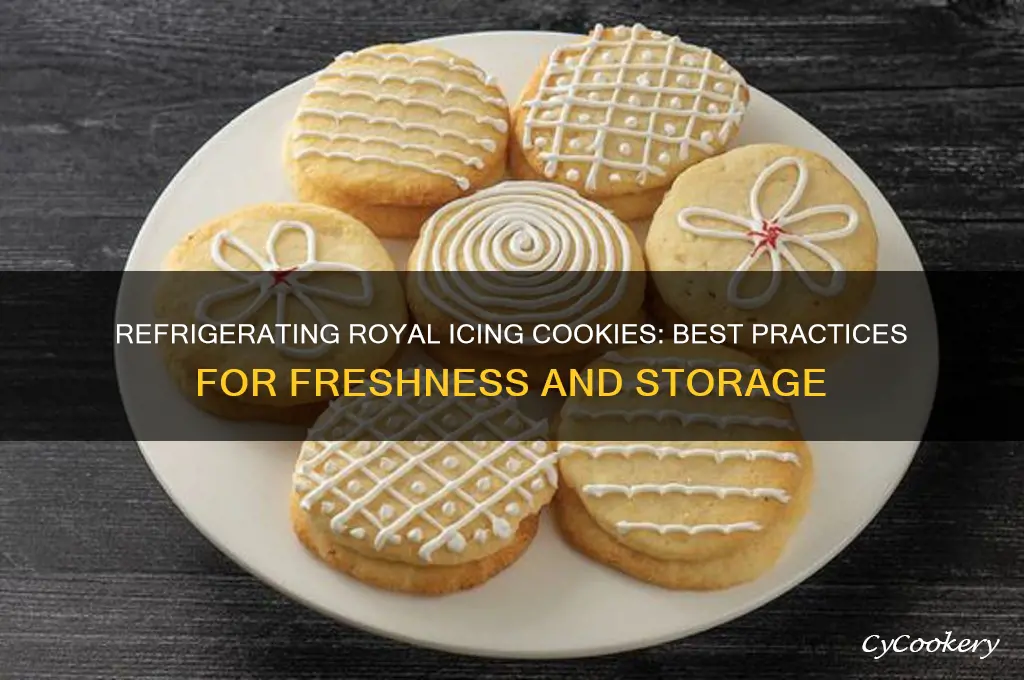 can royal icing cookies be refrigerated