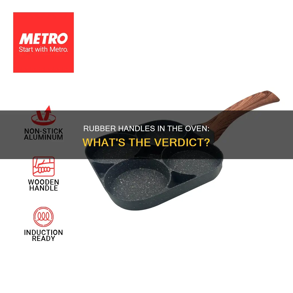 can rubber handle pan go oven