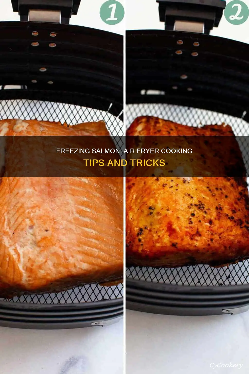 can salmon be frozen air fryer