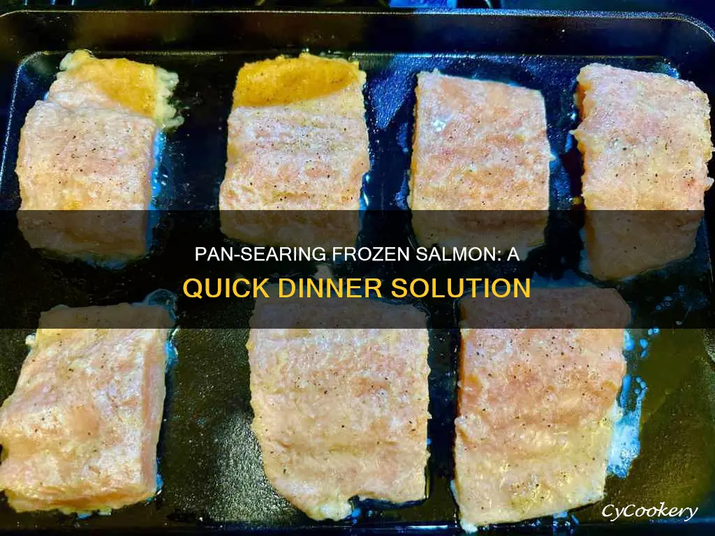 can salmon be pan seared frozen