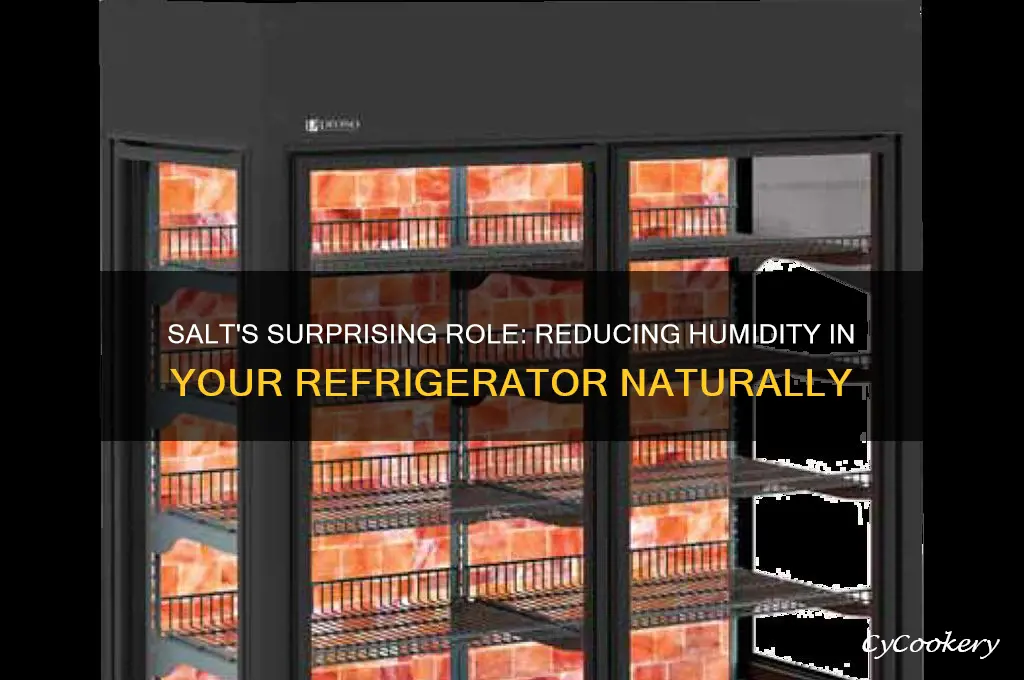 can salt help reduce humidity in refrigerator