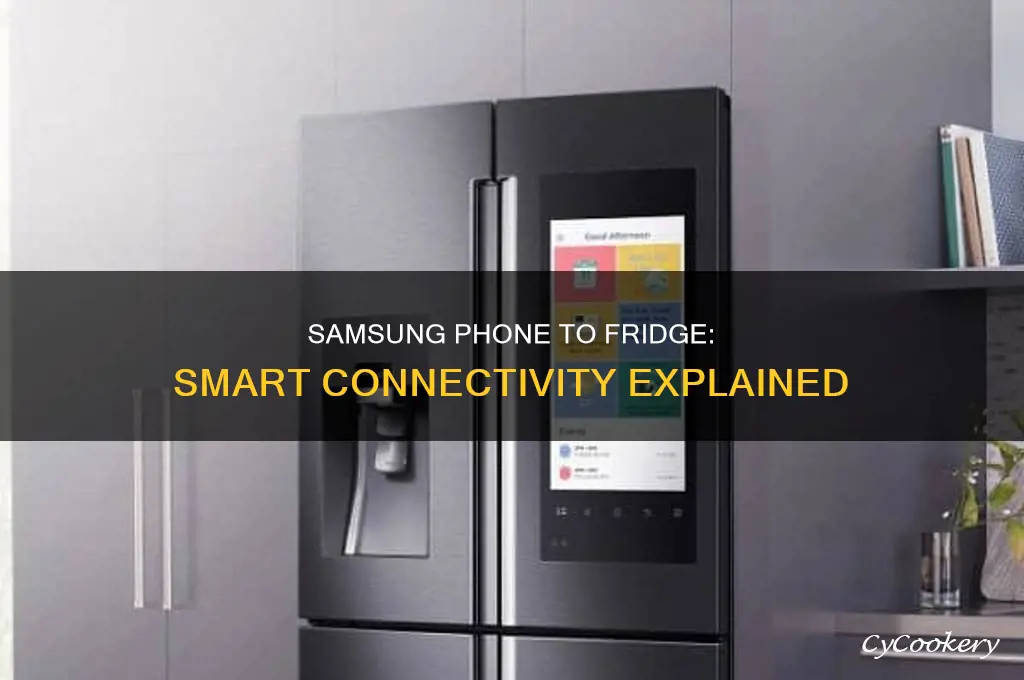 can samsung phone link to samsung refrigerator