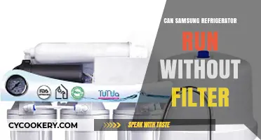 Can Samsung Refrigerators Operate Without a Water Filter?