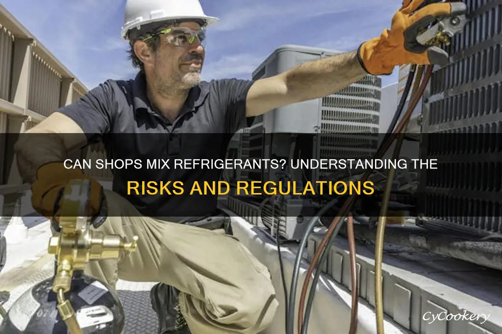 can shops can mix refrigerants