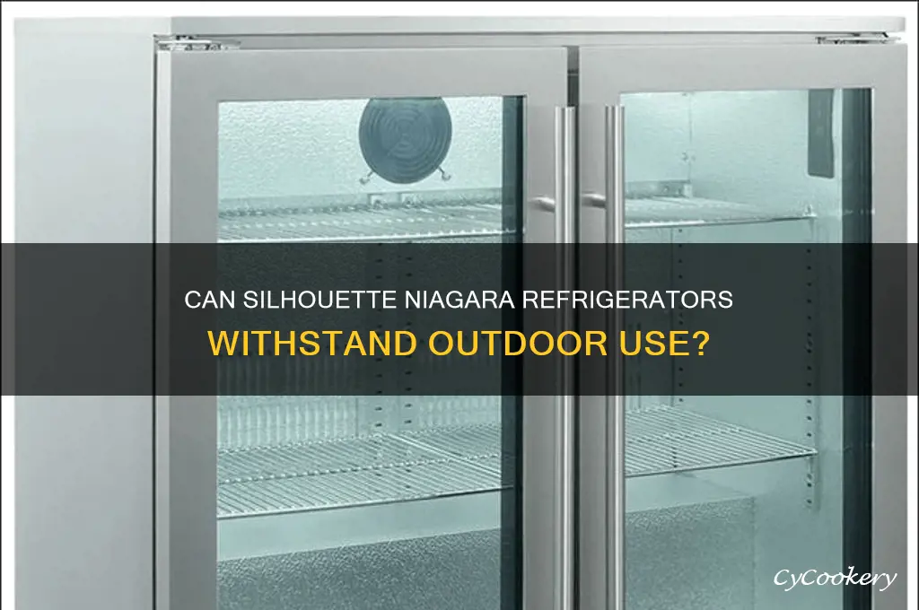can silhoutte niagara refrigerator be used outdoors