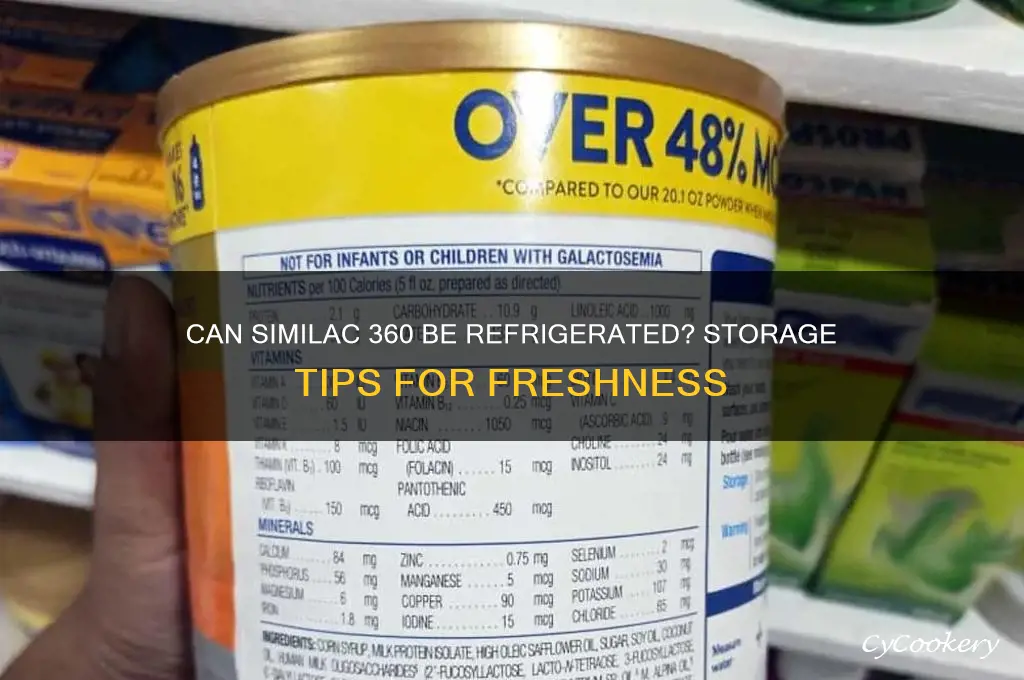 can similac 360 be refrigerated